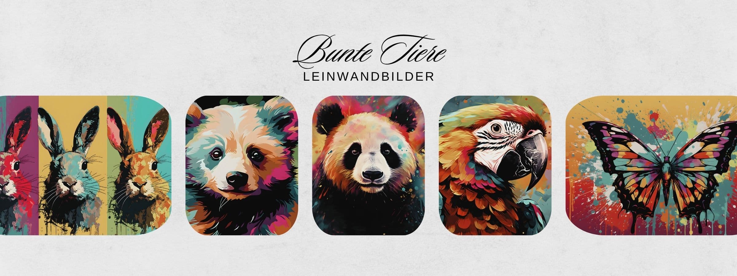 Bunte Tiere