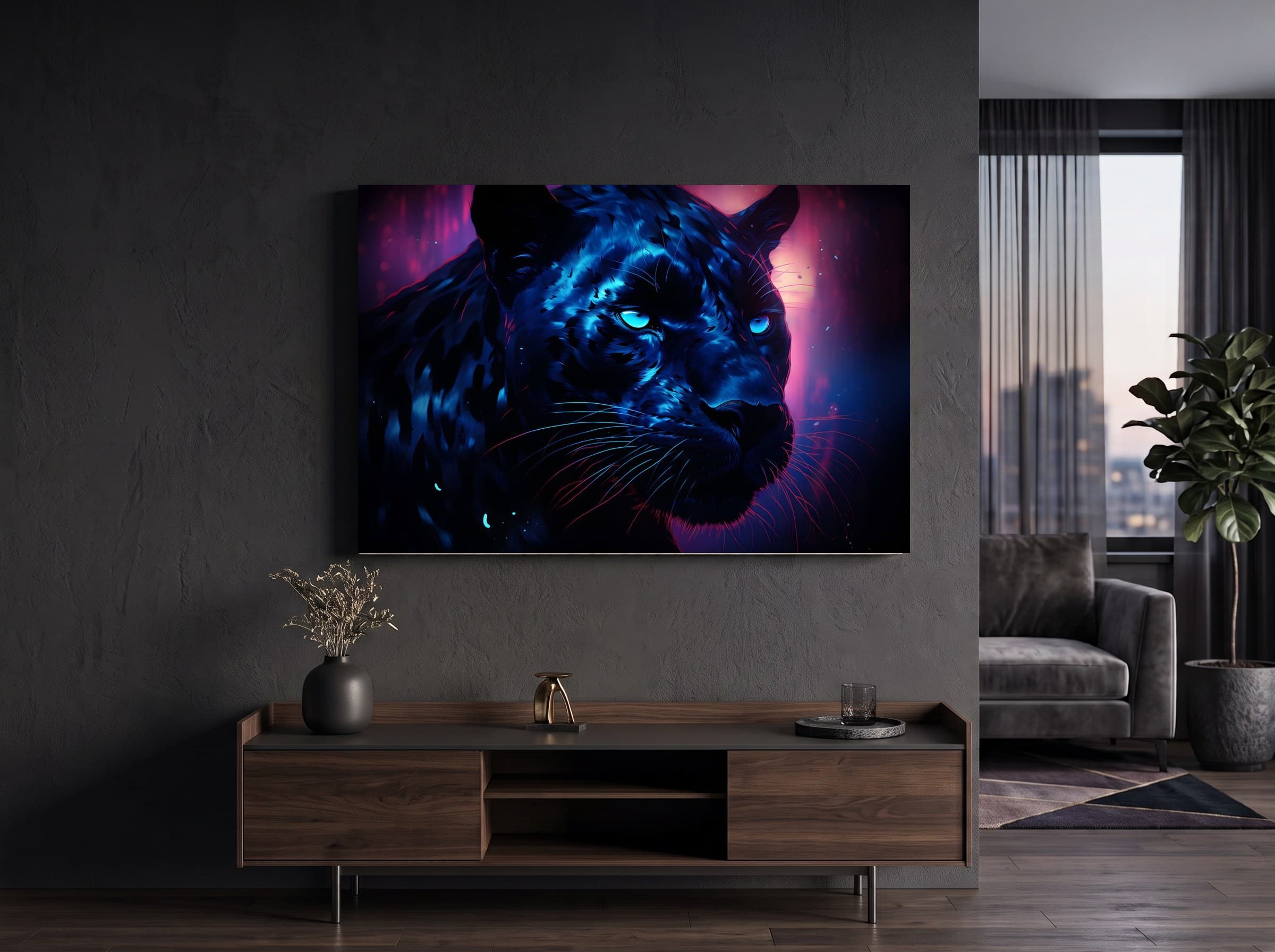 Wandbild-Mockup
