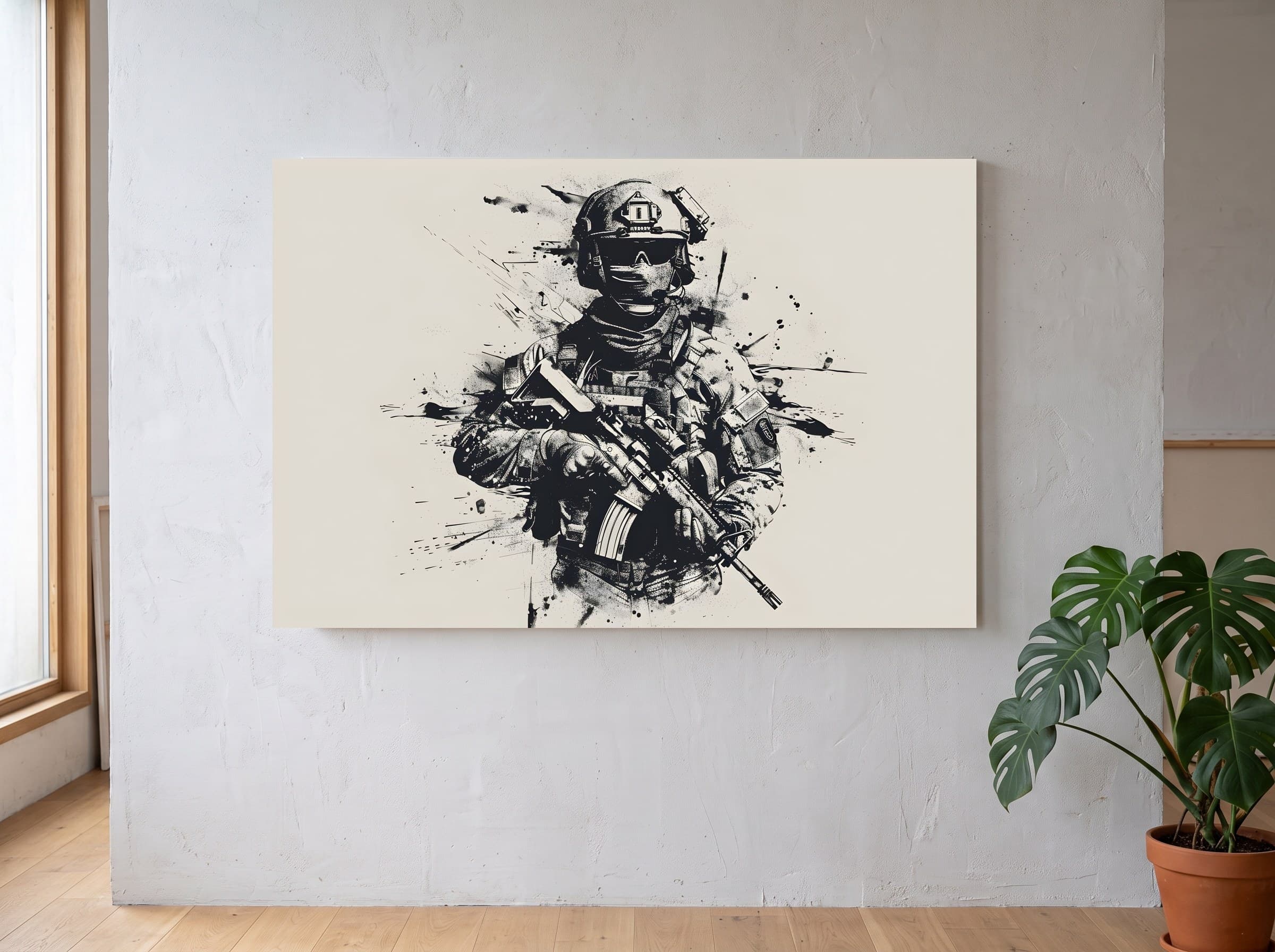 Wandbild-Mockup