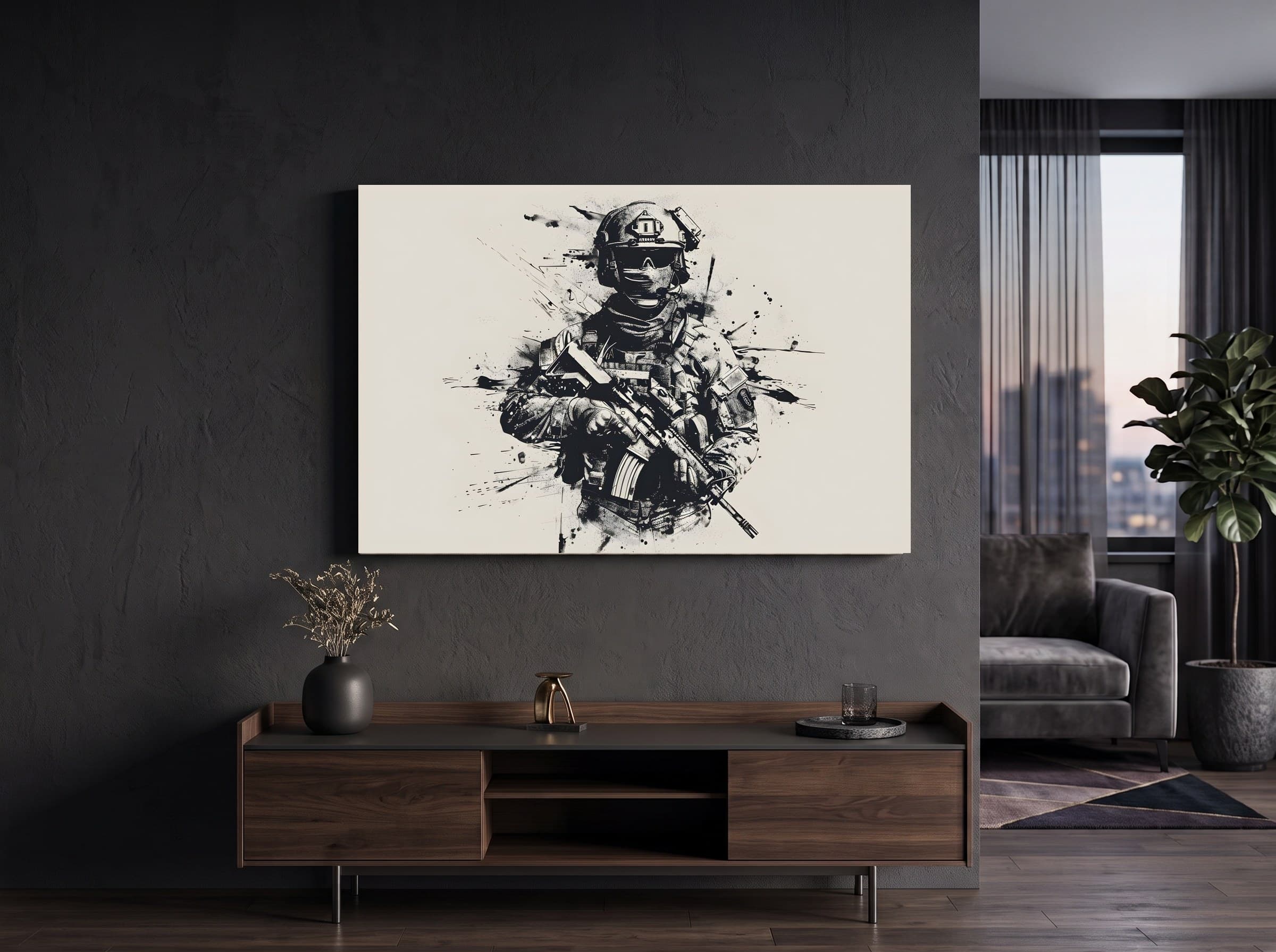 Wandbild-Mockup