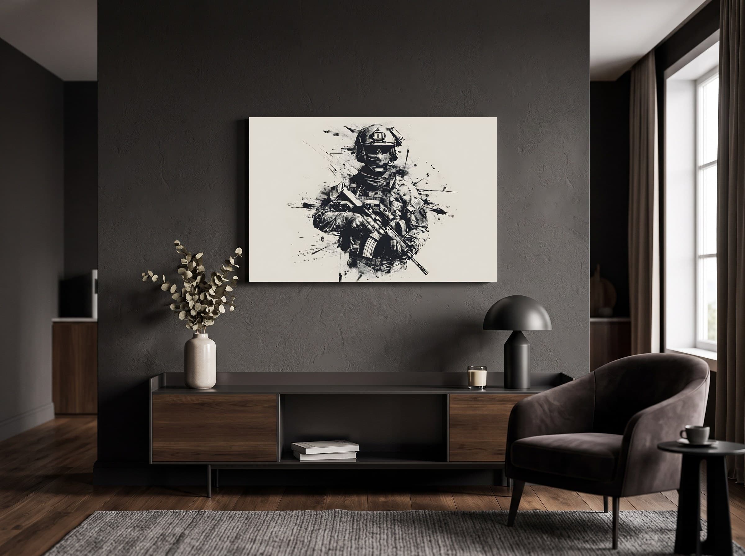 Wandbild-Mockup