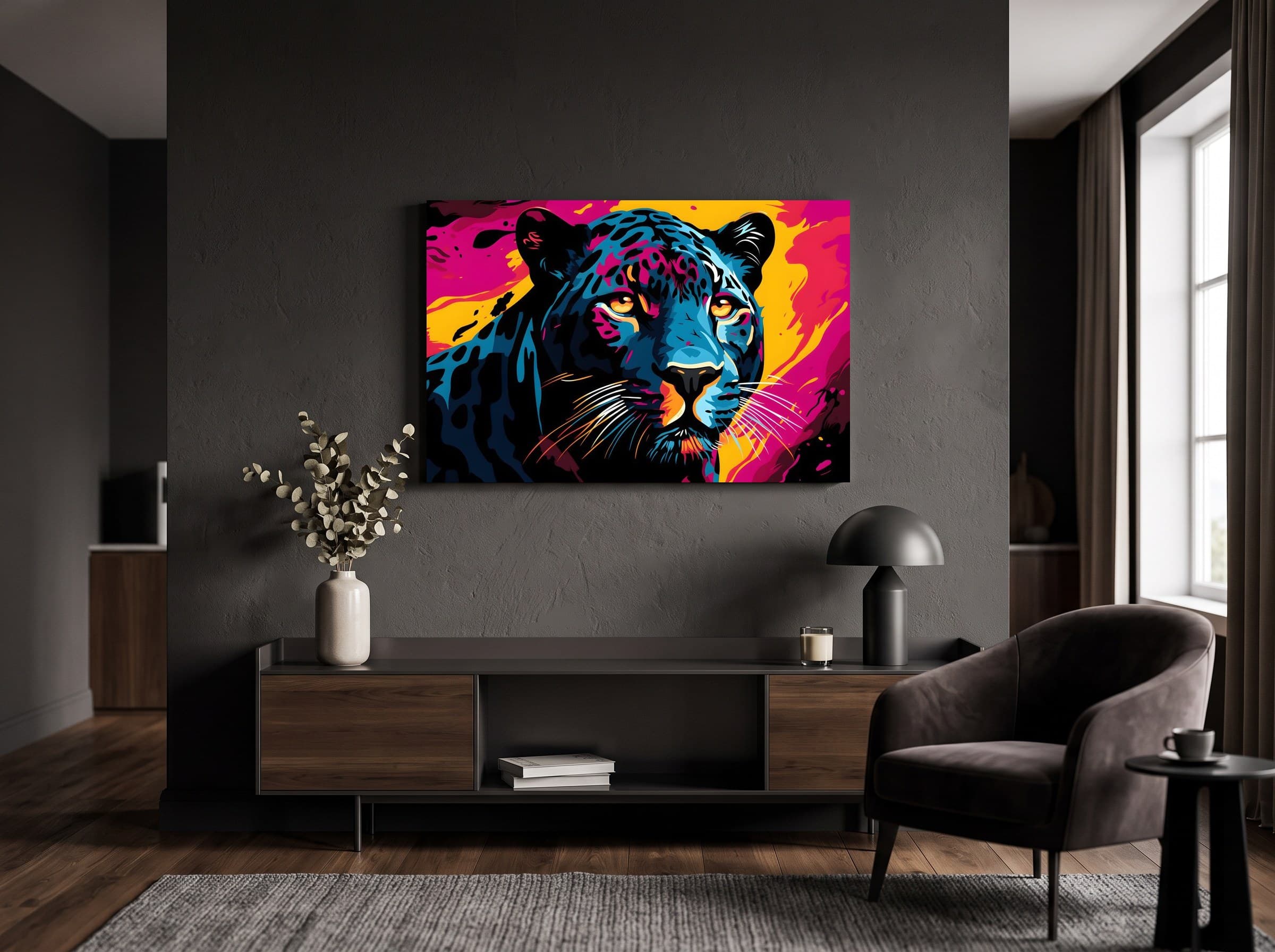 Wandbild-Mockup