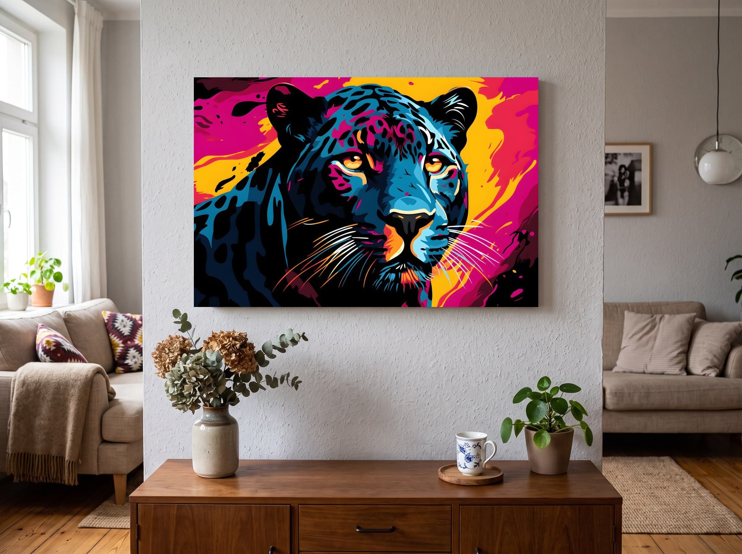 Wandbild-Mockup