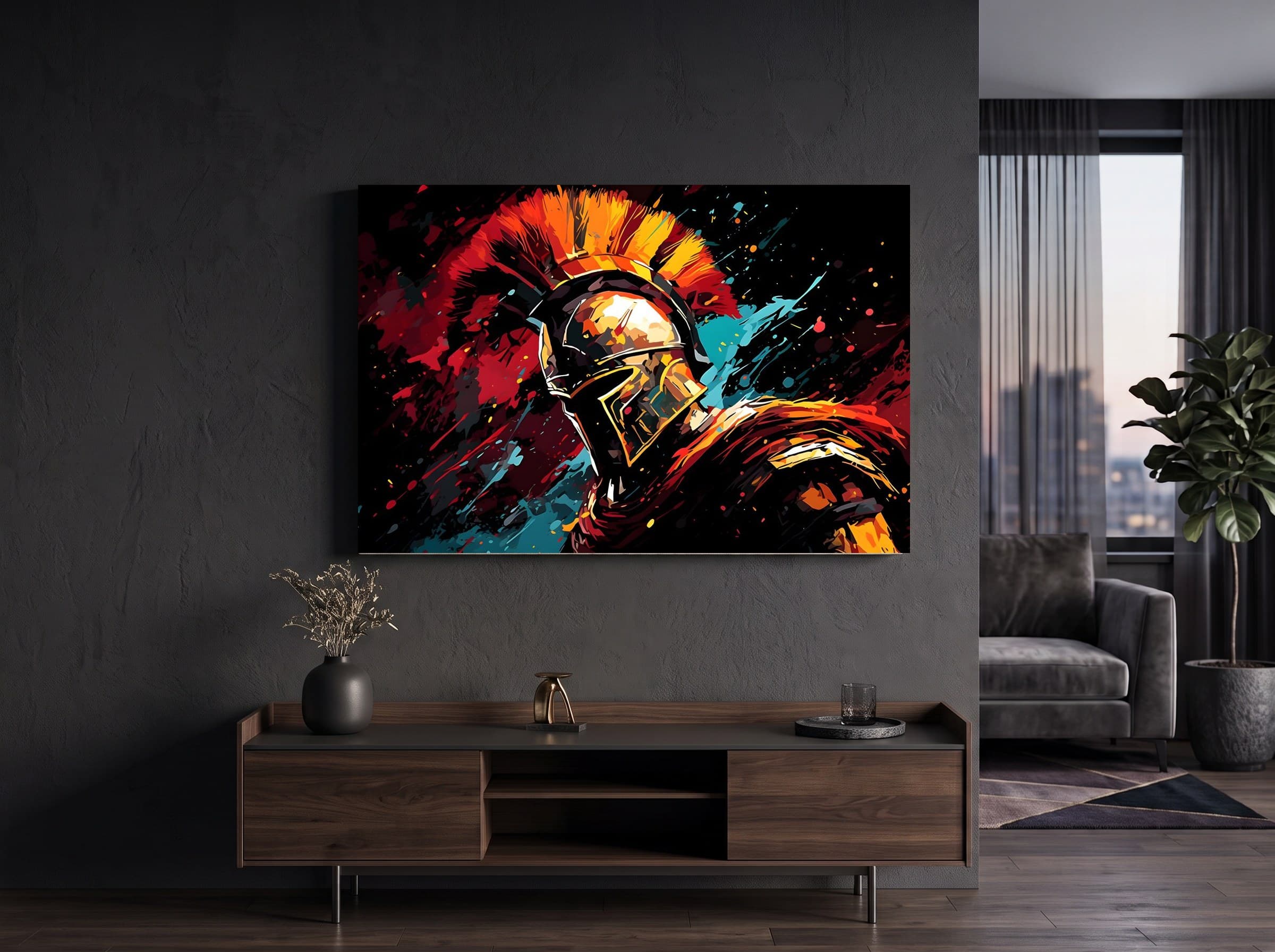 Wandbild-Mockup