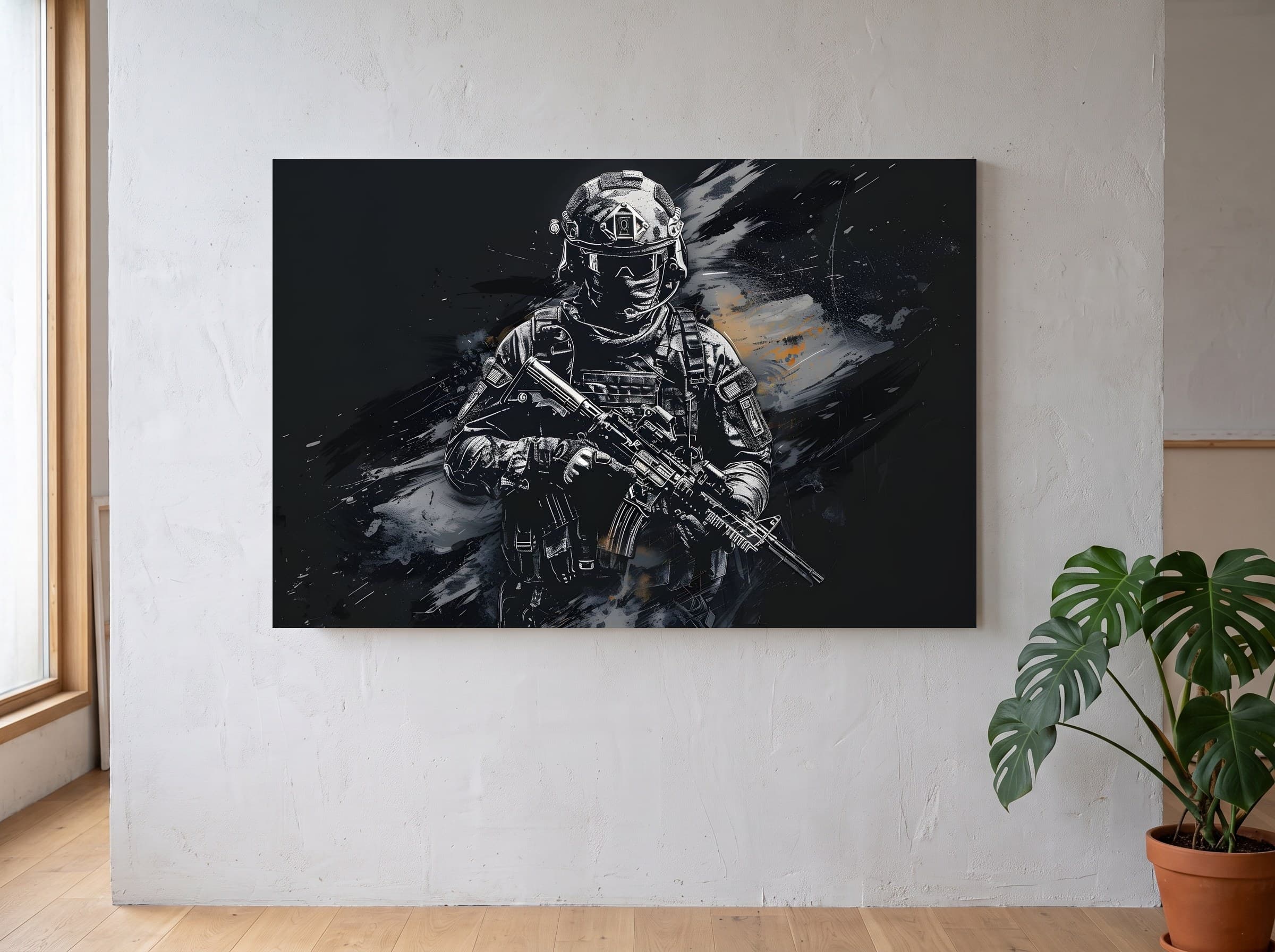 Wandbild-Mockup