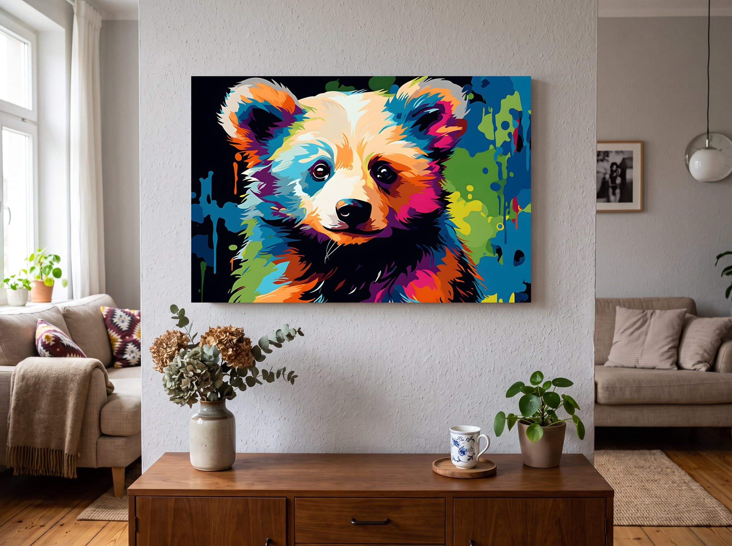 Wandbild-Mockup