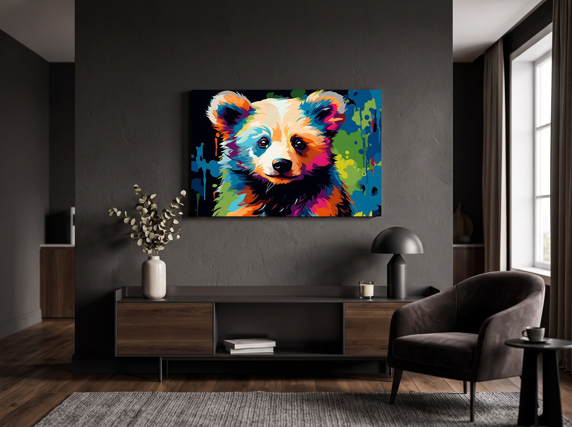 Wandbild-Mockup