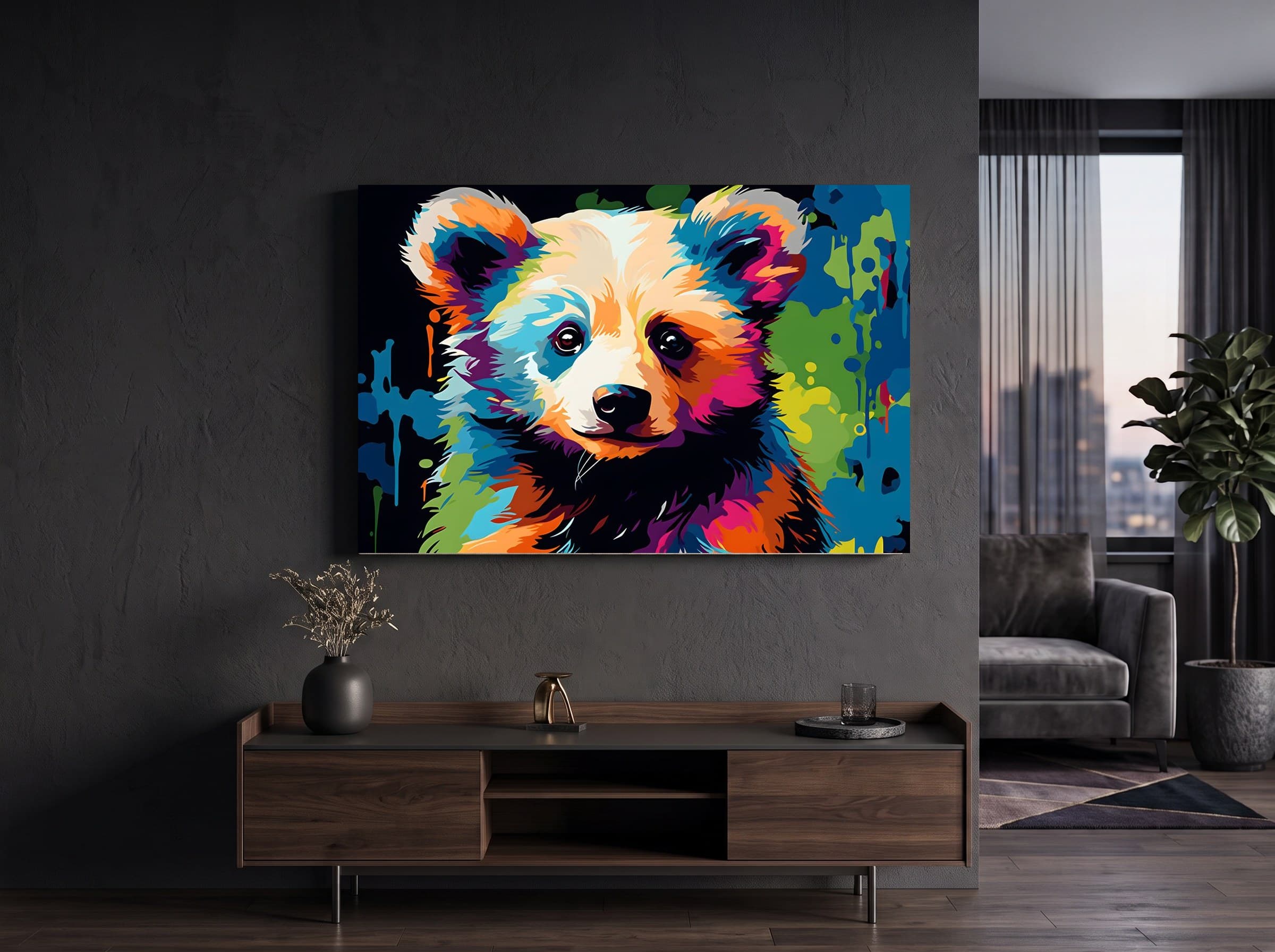 Wandbild-Mockup