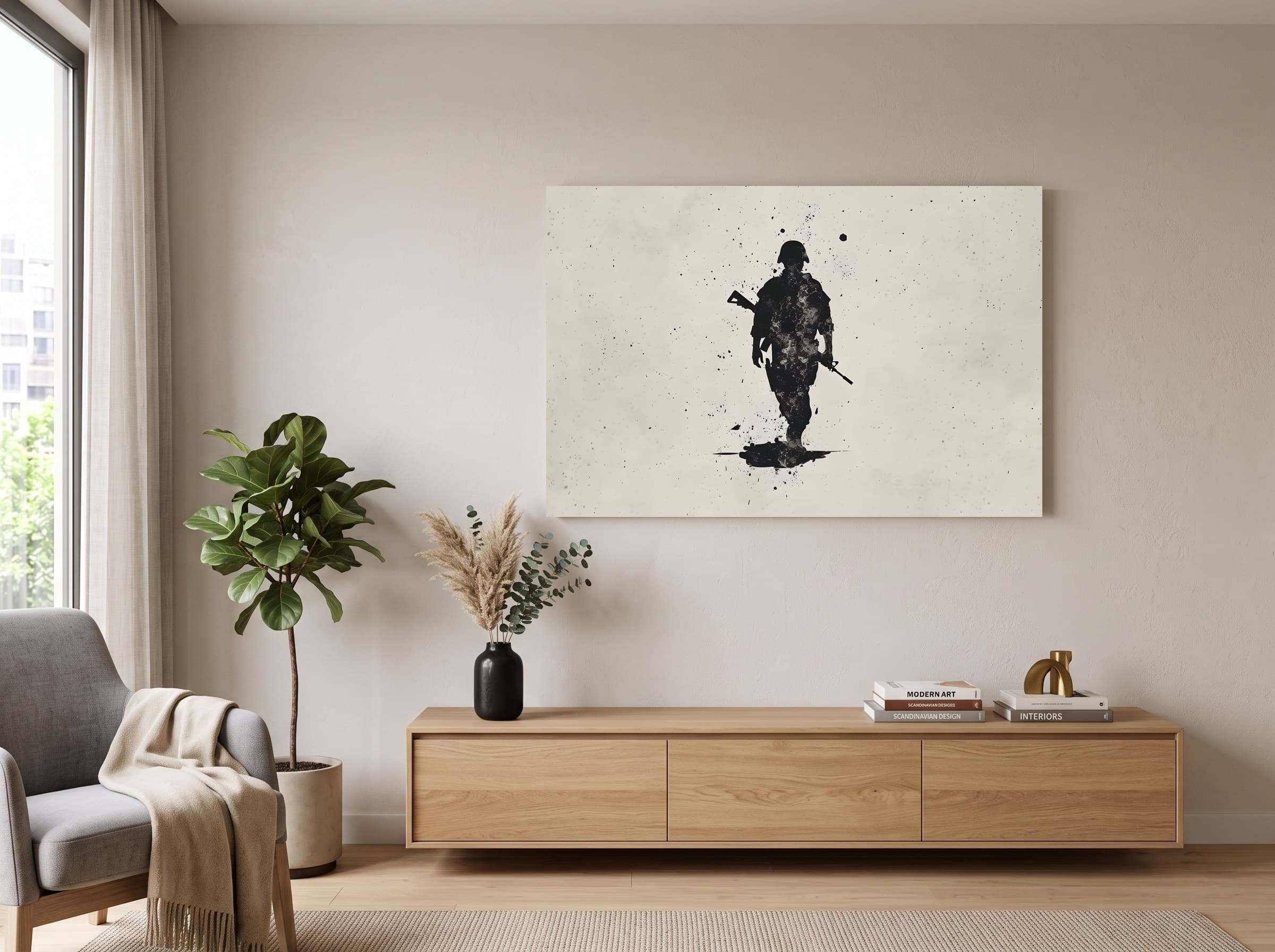 Wandbild-Mockup