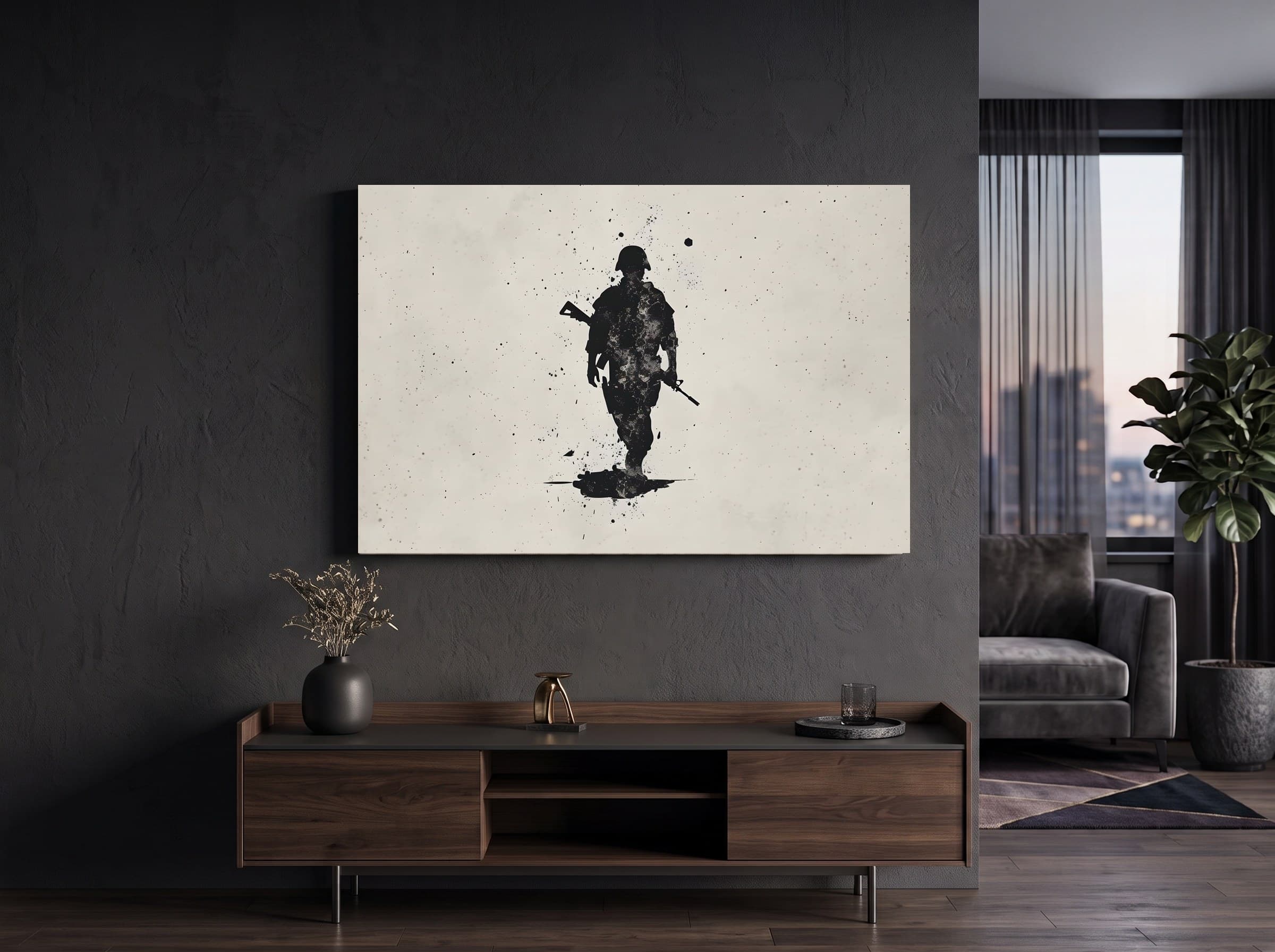 Wandbild-Mockup