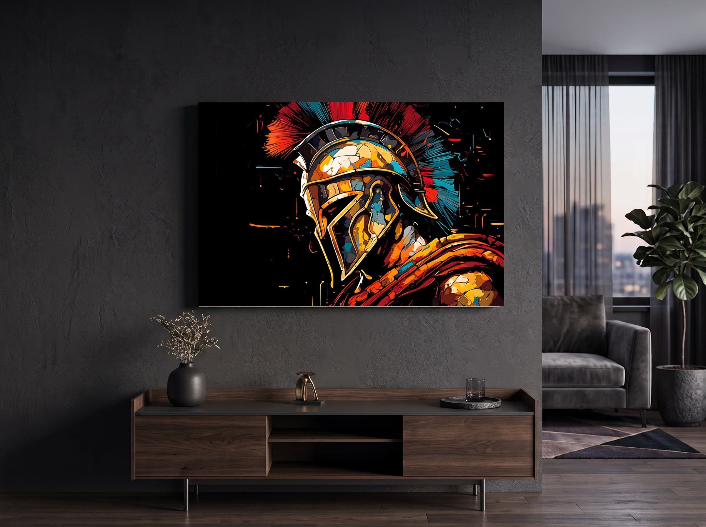 Wandbild-Mockup