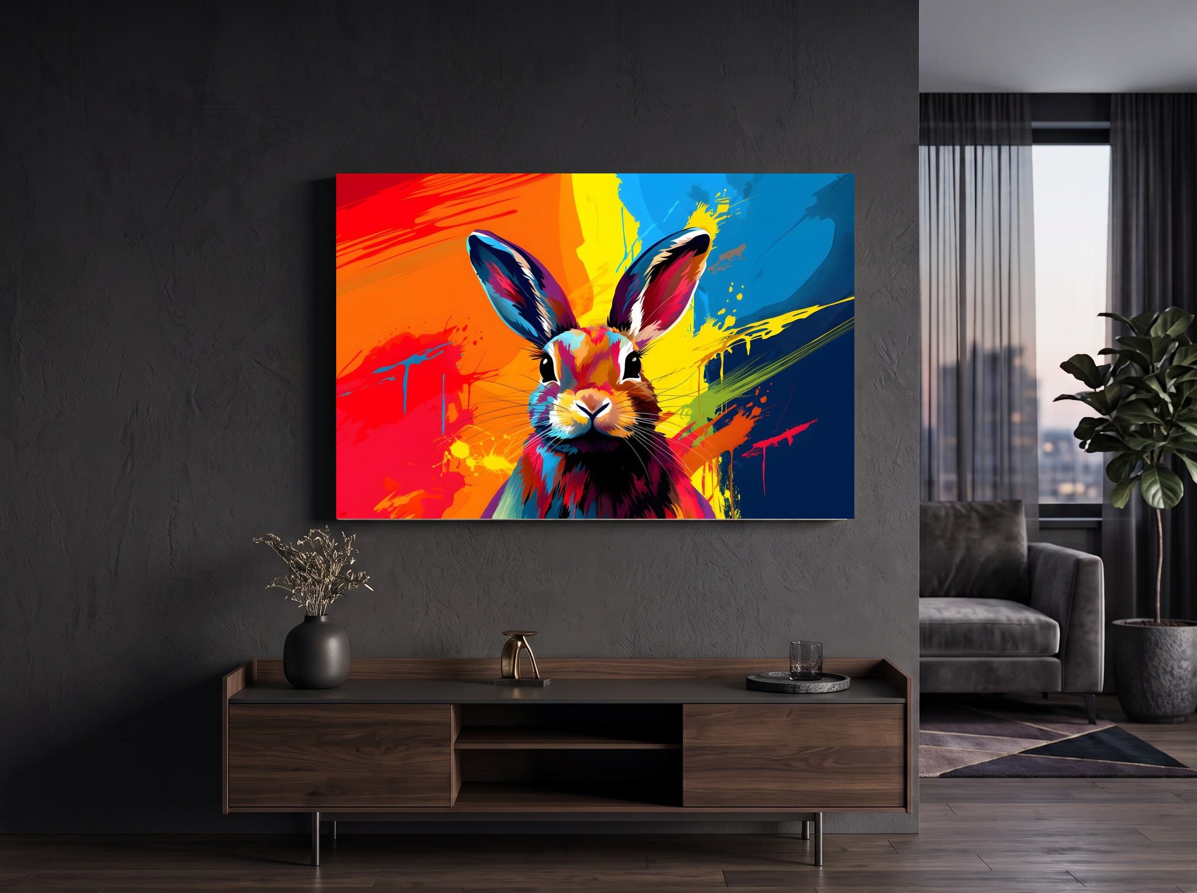 Wandbild-Mockup