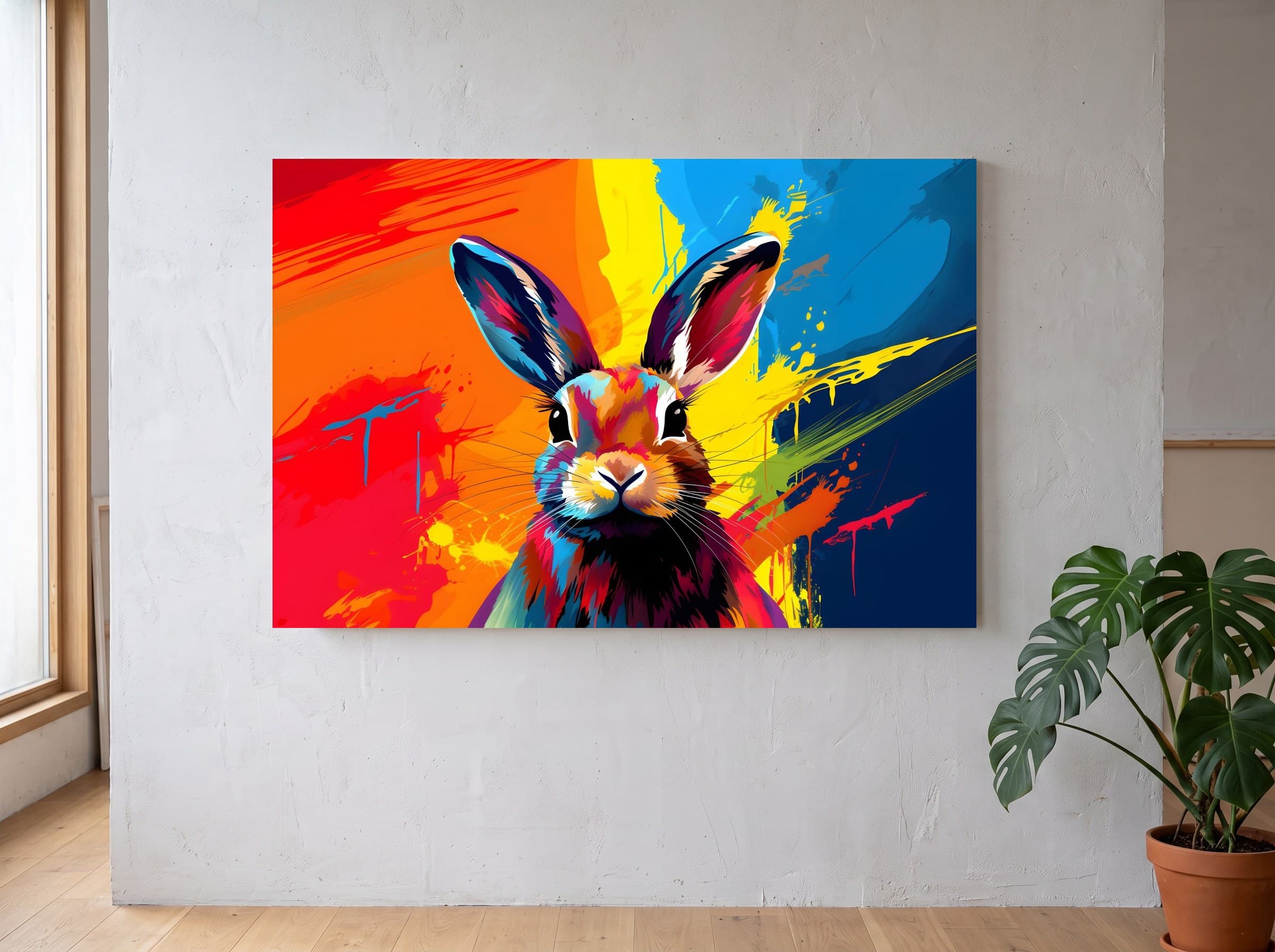 Wandbild-Mockup