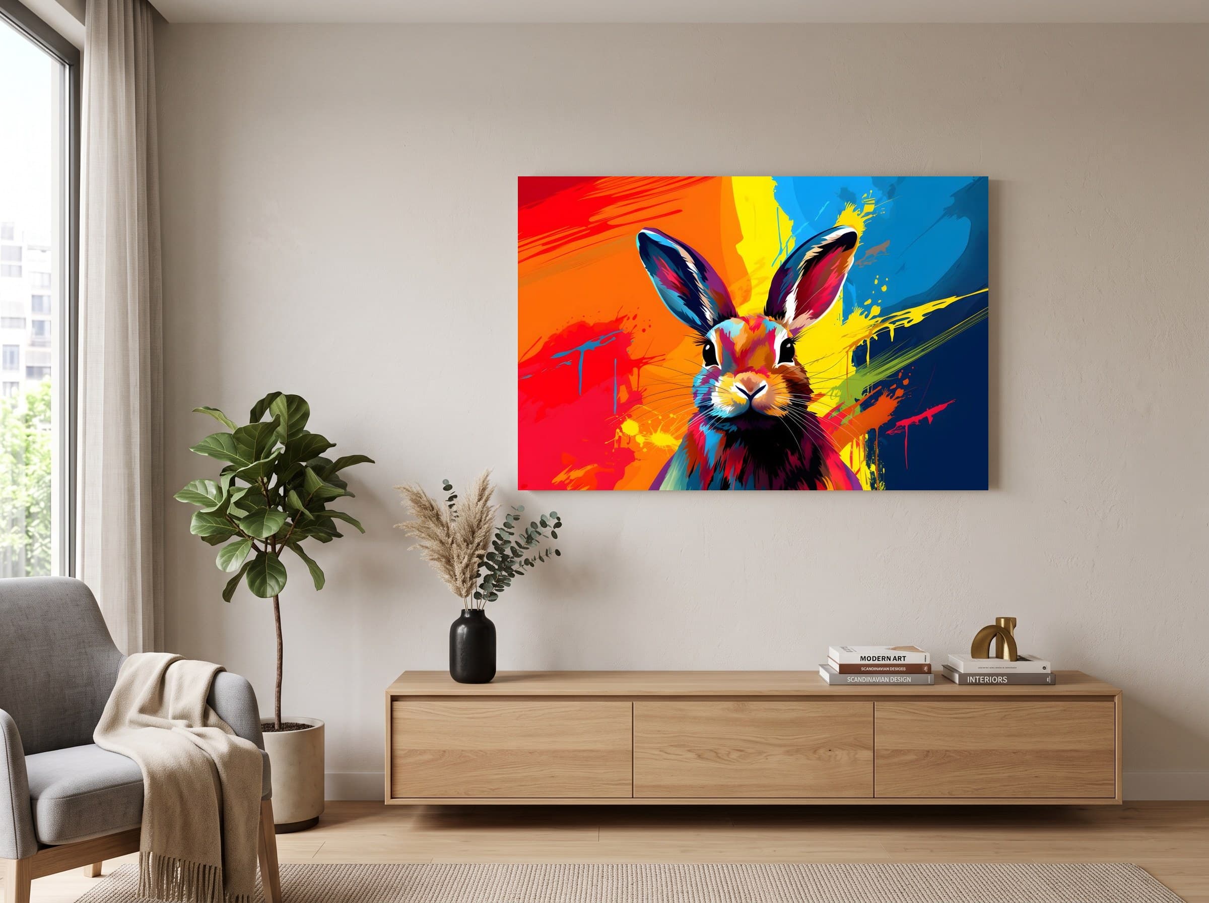 Wandbild-Mockup