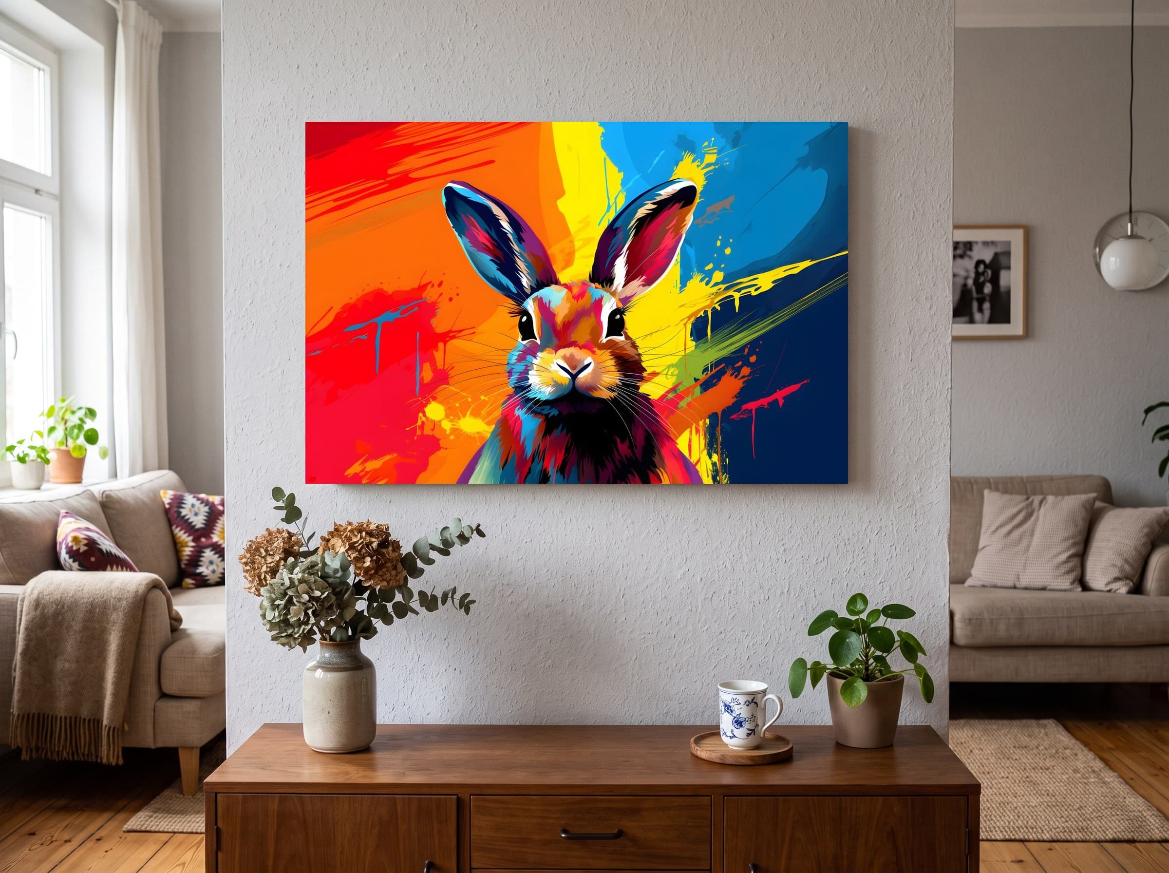 Wandbild-Mockup