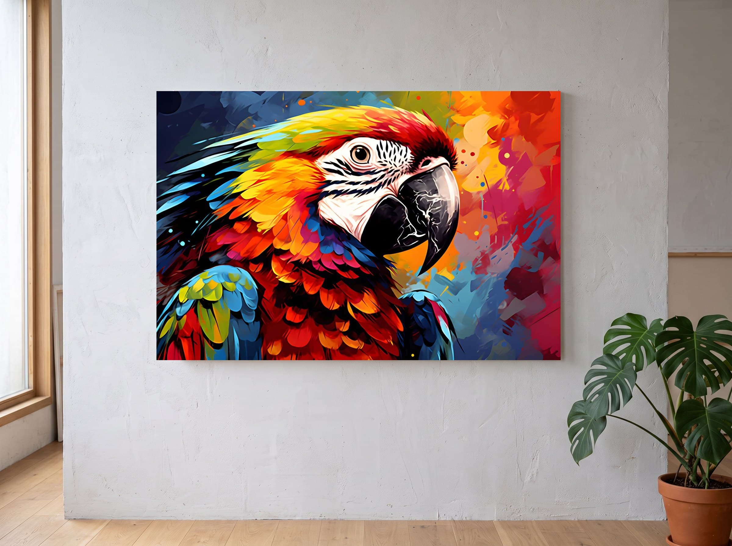 Wandbild-Mockup