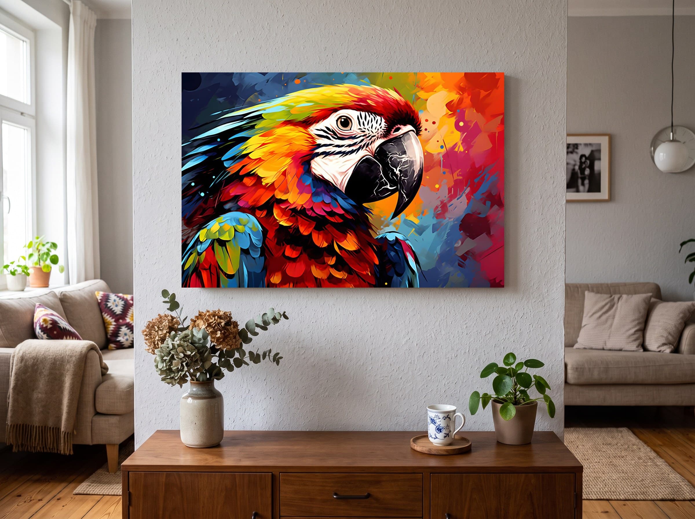 Wandbild-Mockup