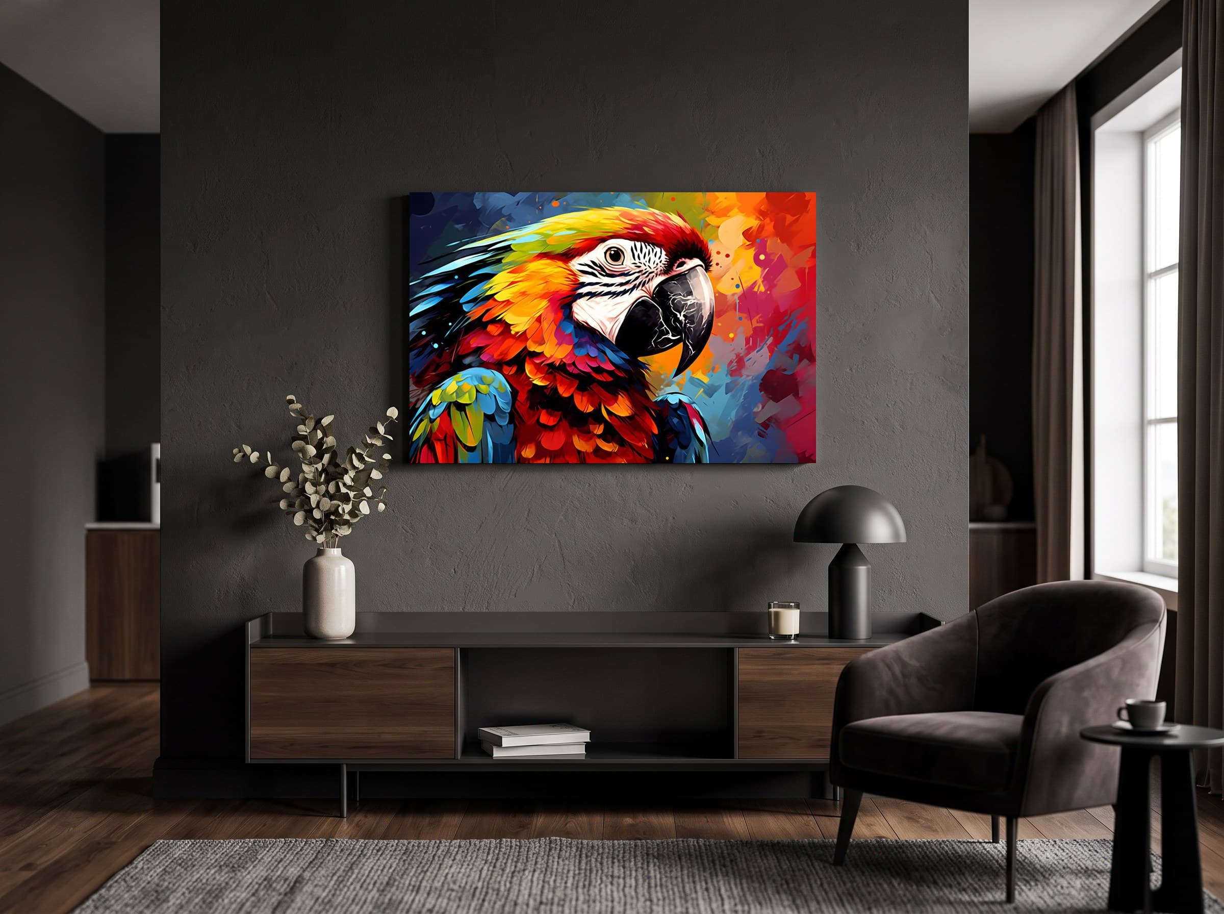 Wandbild-Mockup