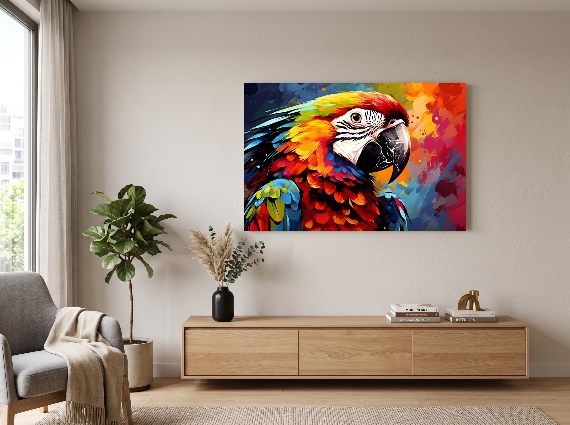 Wandbild-Mockup