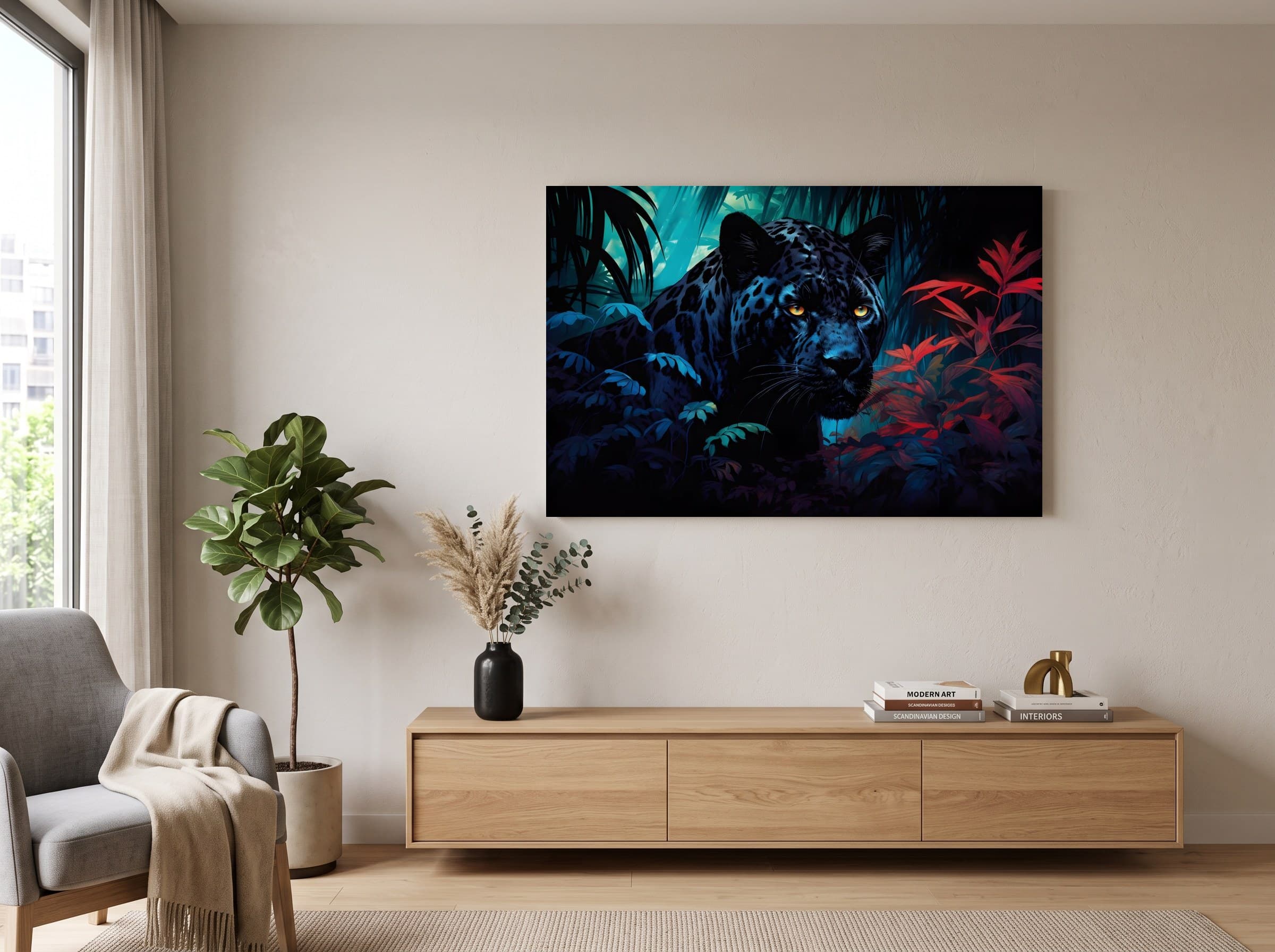 Wandbild-Mockup