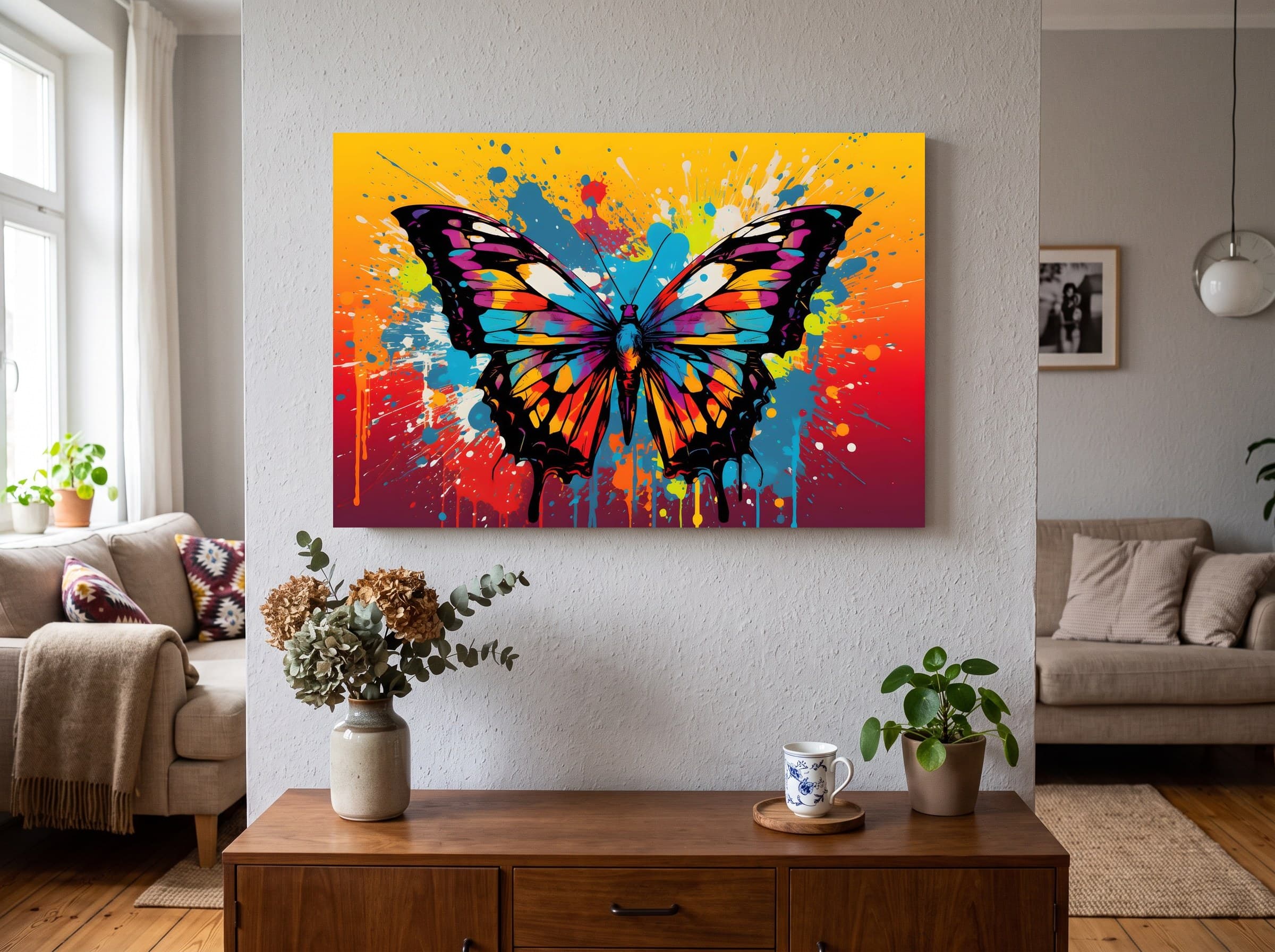 Wandbild-Mockup