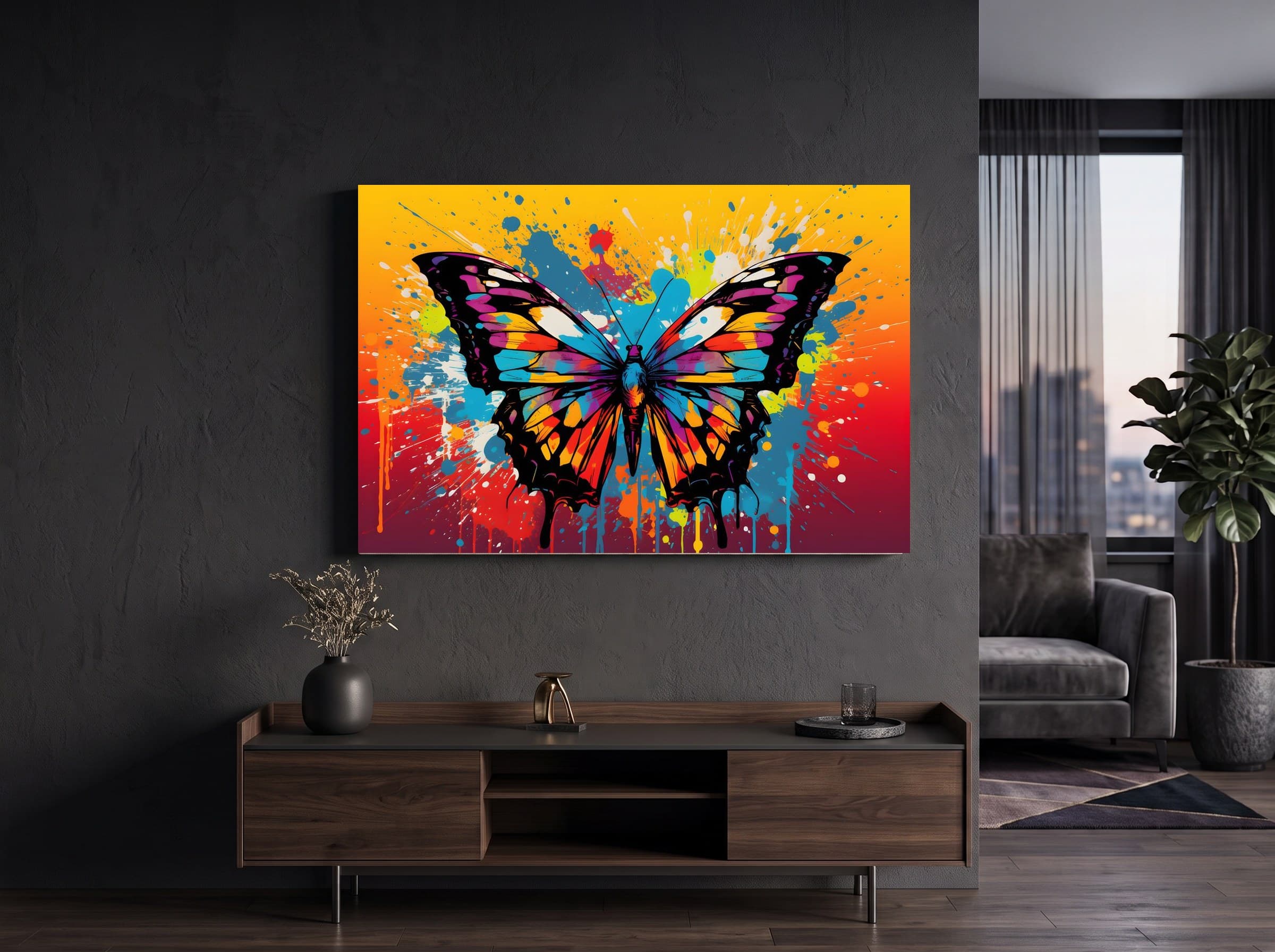 Wandbild-Mockup