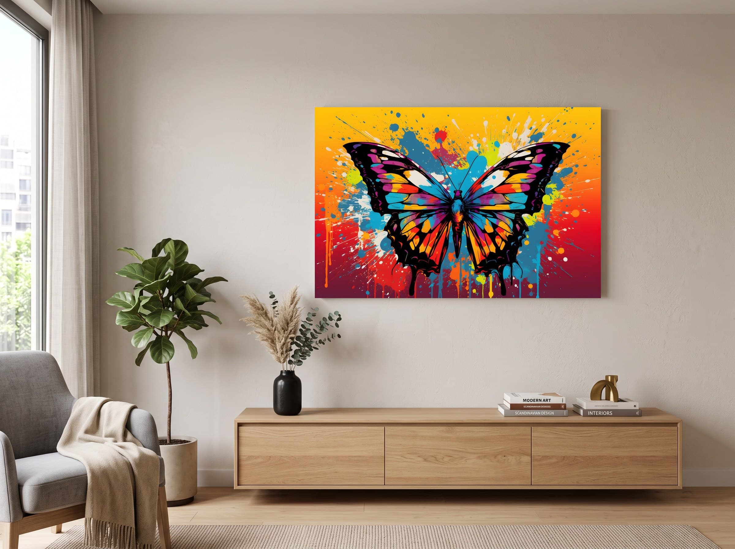 Wandbild-Mockup