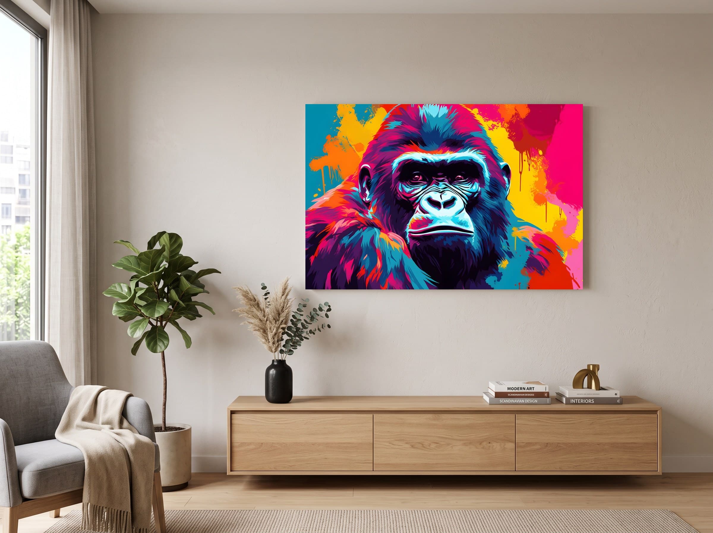 Wandbild-Mockup
