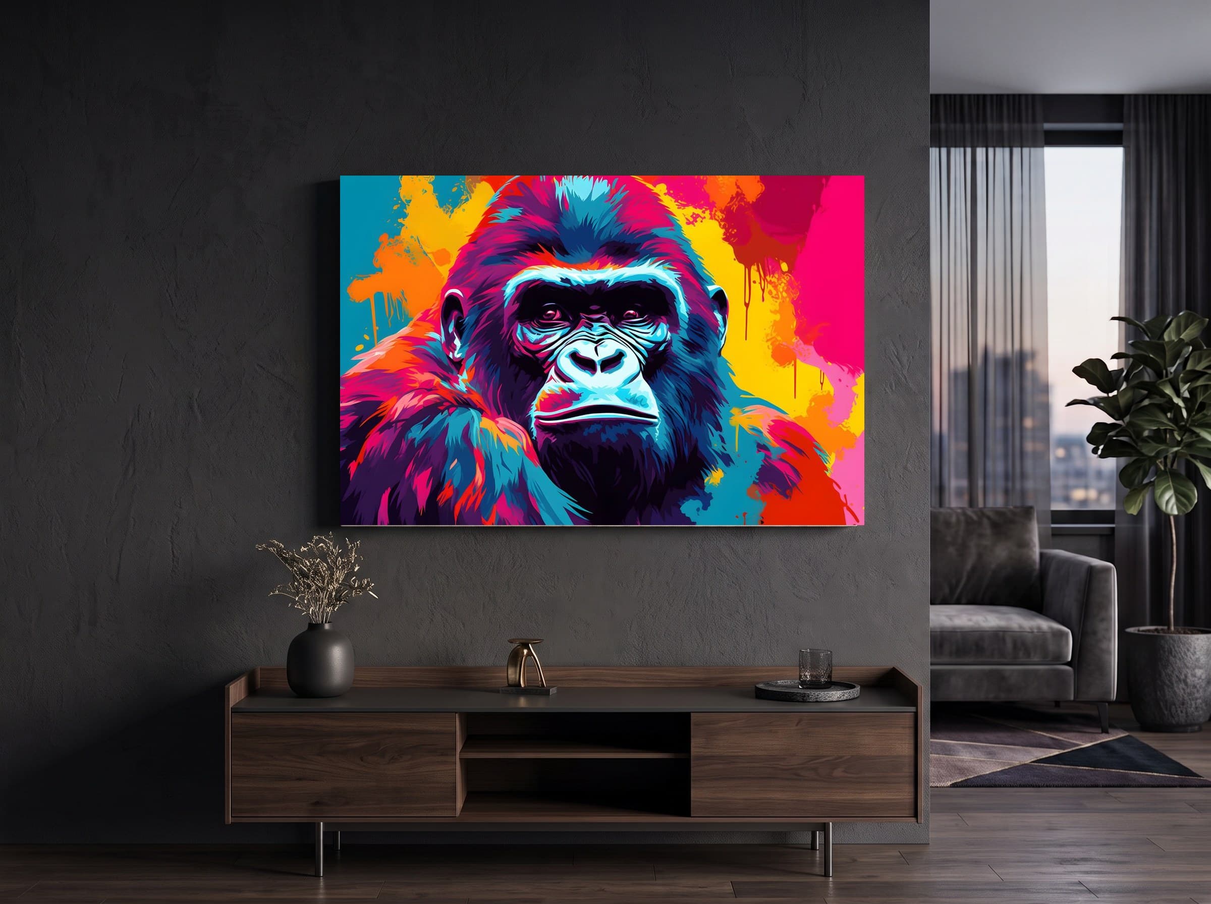 Wandbild-Mockup