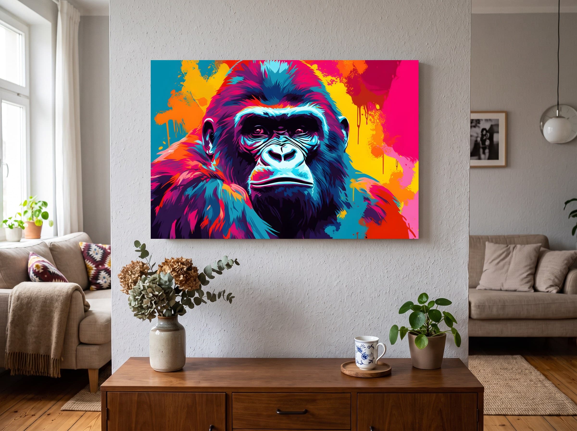 Wandbild-Mockup