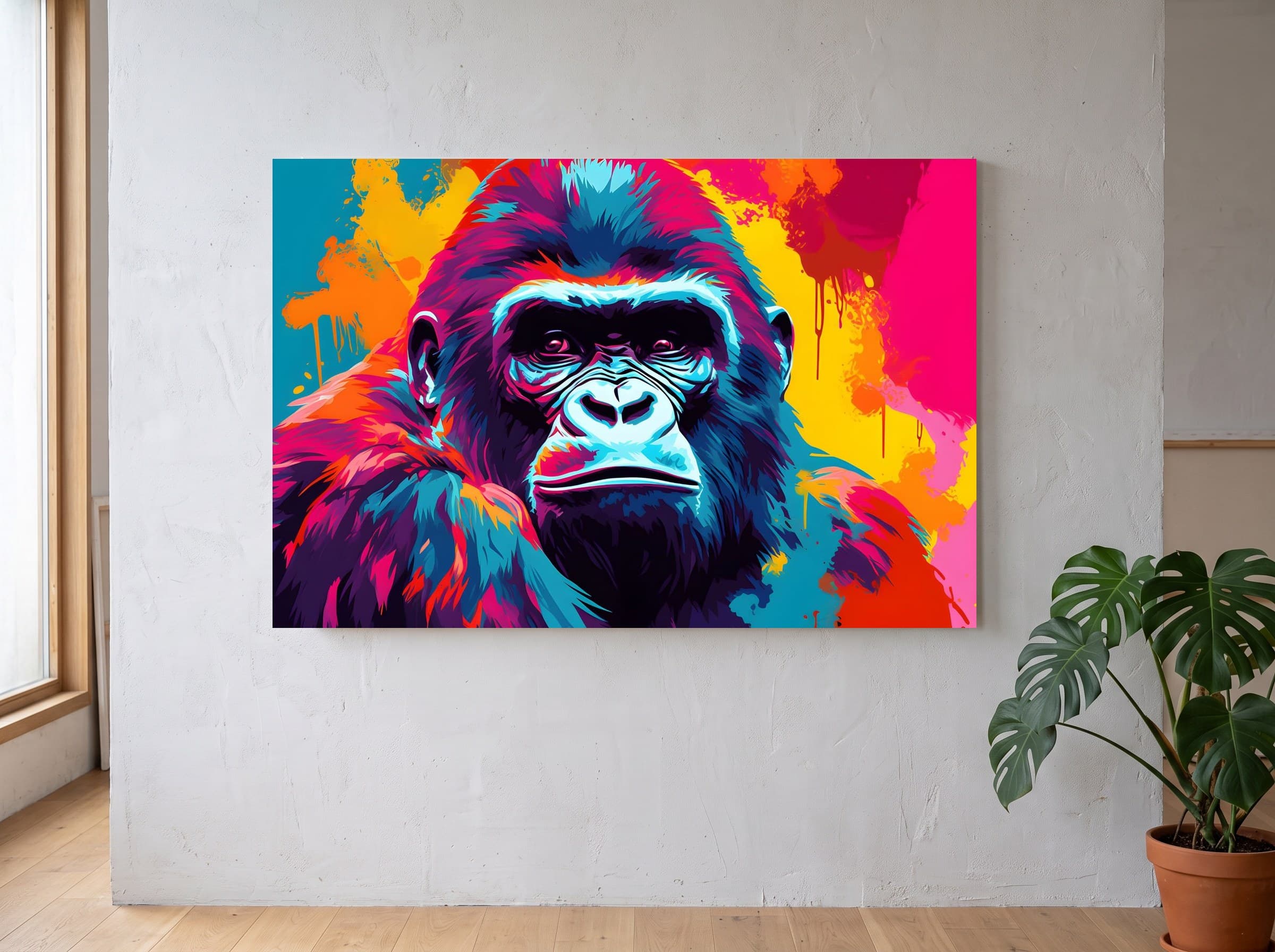Wandbild-Mockup