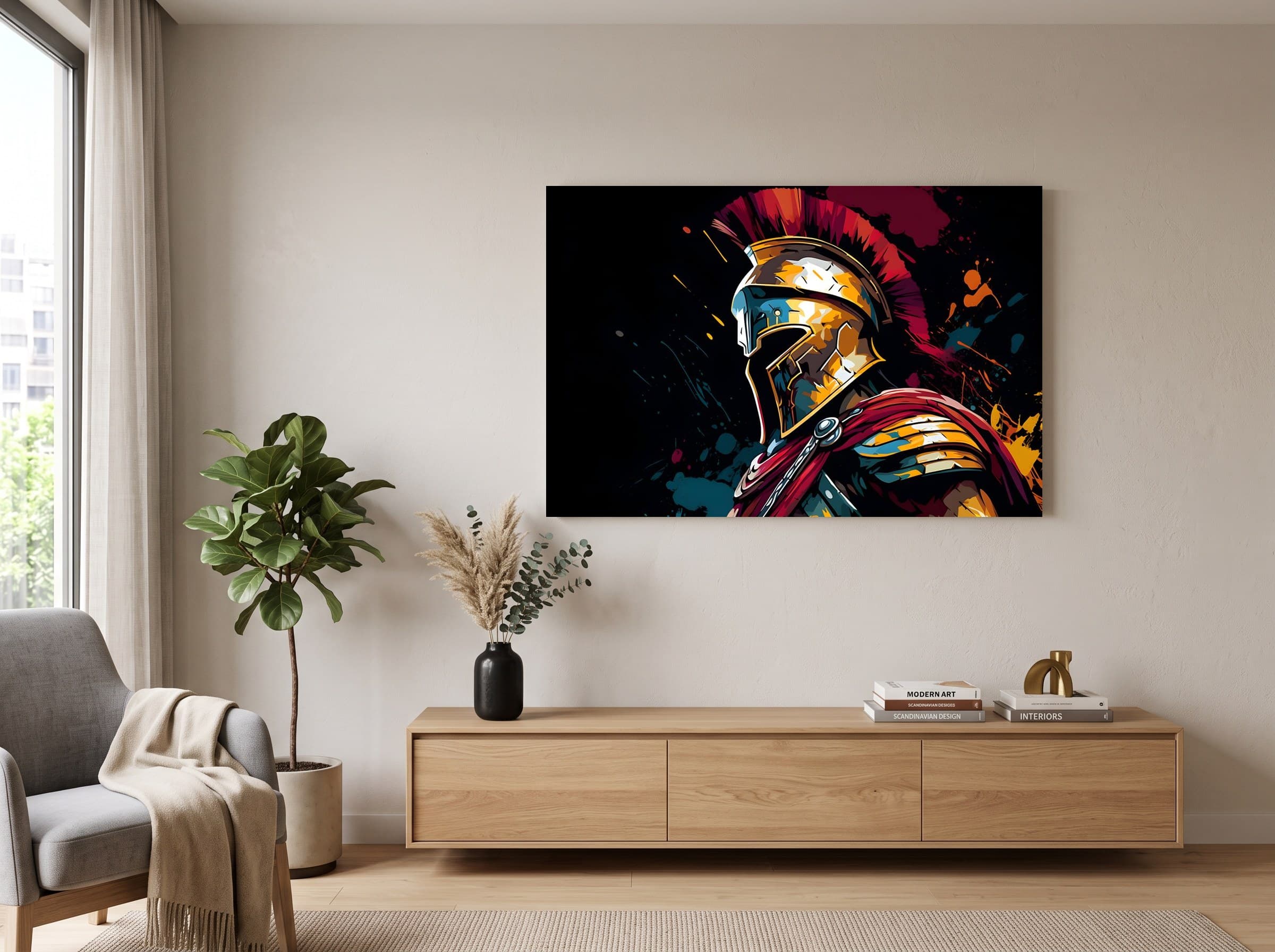 Wandbild-Mockup