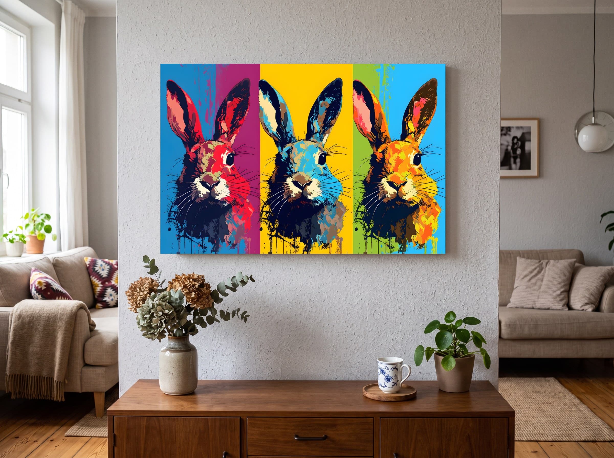 Wandbild-Mockup